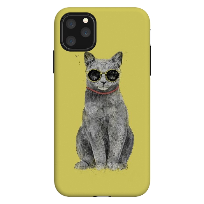 iPhone 11 Pro Max StrongFit Summer Cat by Balazs Solti