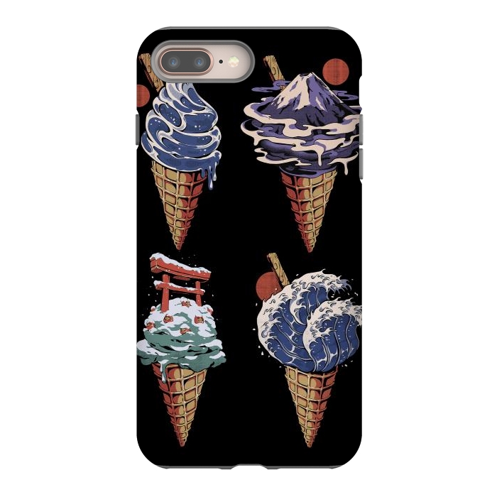 iPhone 7 plus StrongFit Japanese Ice Creams by Ilustrata