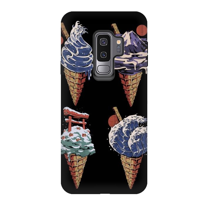 Galaxy S9 plus StrongFit Japanese Ice Creams by Ilustrata
