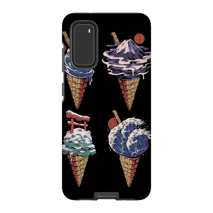 Galaxy S20 StrongFit Japanese Ice Creams by Ilustrata