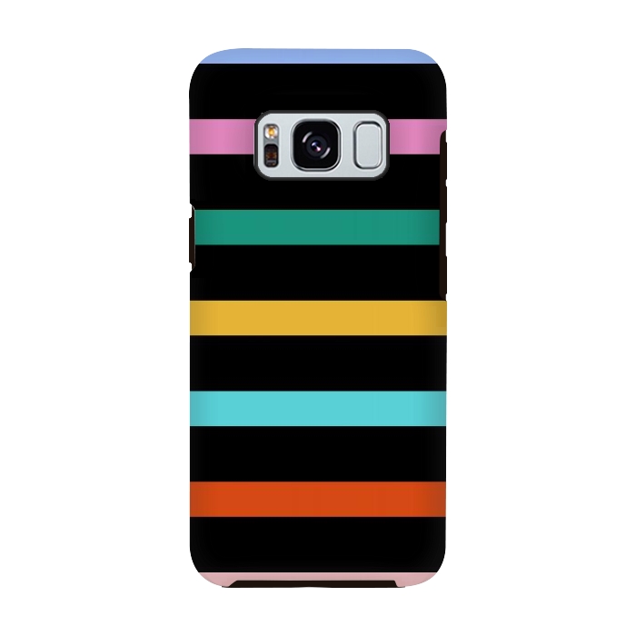 Galaxy S8 StrongFit Colored Stripes by TMSarts