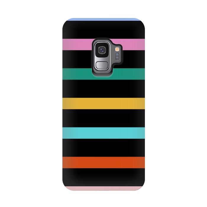 Galaxy S9 StrongFit Colored Stripes by TMSarts