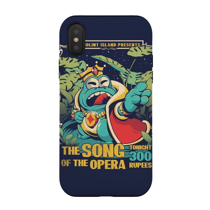 iPhone Xs / X StrongFit King of the opera by Ilustrata