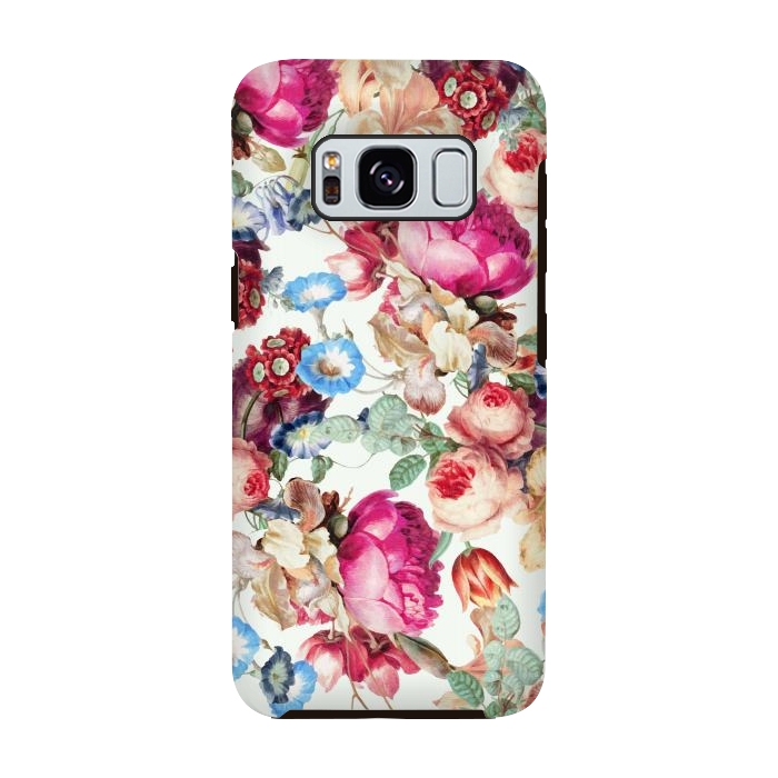 Galaxy S8 StrongFit Floral Crush by Uma Prabhakar Gokhale