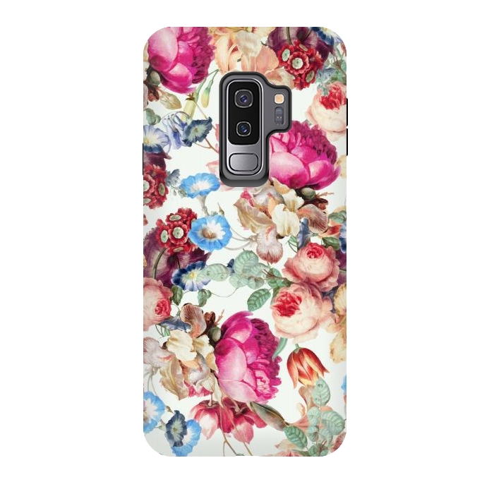 Galaxy S9 plus StrongFit Floral Crush by Uma Prabhakar Gokhale