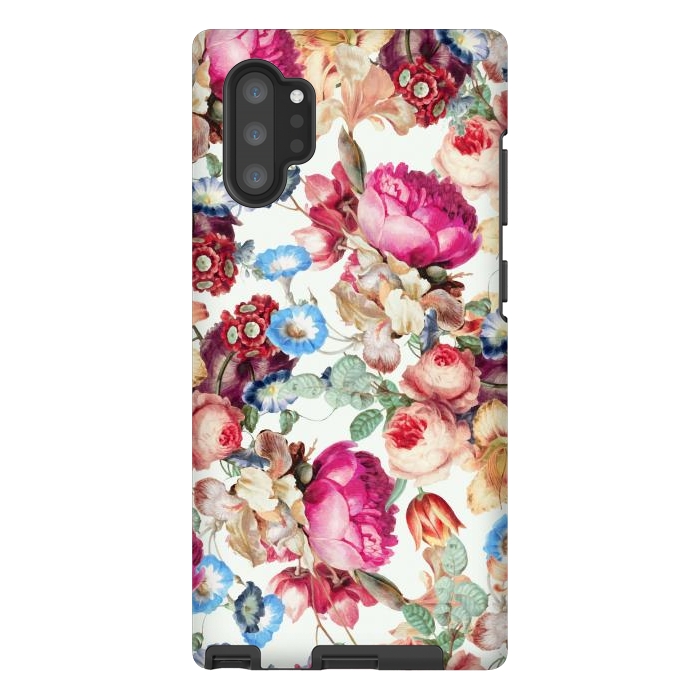 Galaxy Note 10 plus StrongFit Floral Crush by Uma Prabhakar Gokhale