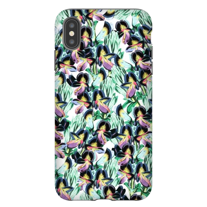 iPhone Xs Max StrongFit Floral Flutter by Uma Prabhakar Gokhale