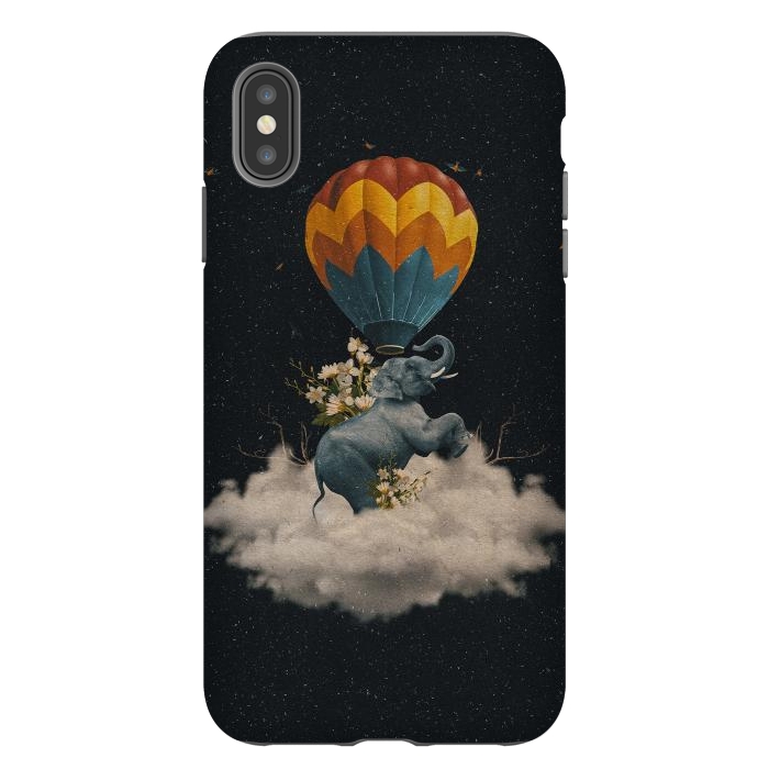 iPhone Xs Max StrongFit Between Clouds by Eleaxart