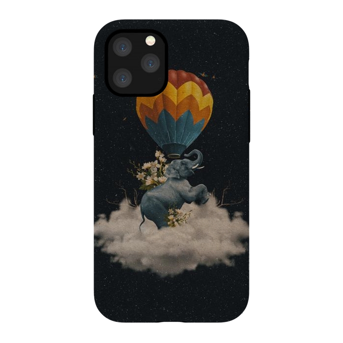 iPhone 11 Pro StrongFit Between Clouds by Eleaxart