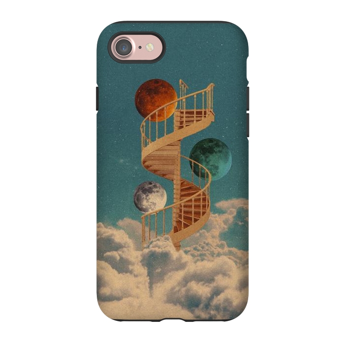 iPhone 7 StrongFit Stairway to the moon by Eleaxart