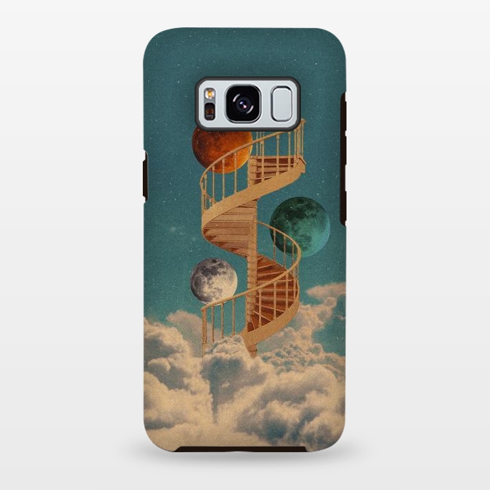 Galaxy S8 plus StrongFit Stairway to the moon by Eleaxart