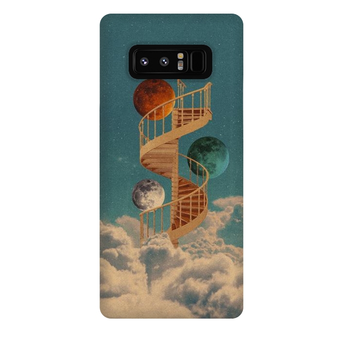 Galaxy Note 8 StrongFit Stairway to the moon by Eleaxart
