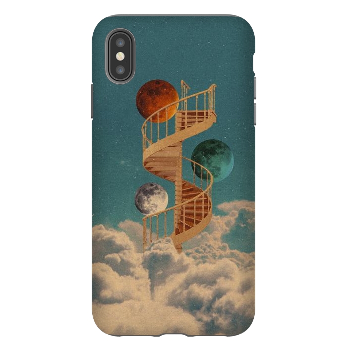 iPhone Xs Max StrongFit Stairway to the moon by Eleaxart