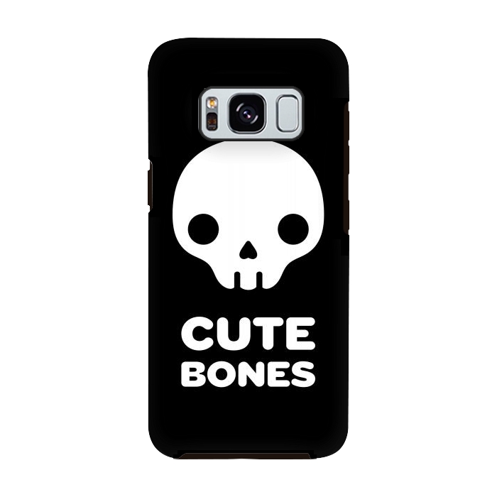 Galaxy S8 StrongFit Cute skull by Laura Nagel