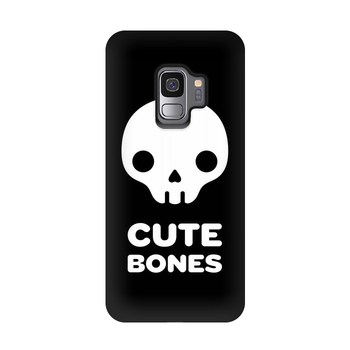 Galaxy S9 StrongFit Cute skull by Laura Nagel