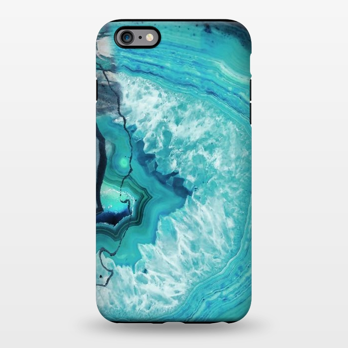 iPhone 6/6s plus StrongFit Turquoise agate geode marble by Oana 