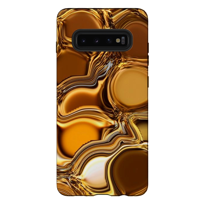 Galaxy S10 plus StrongFit Golden Oil by Martina