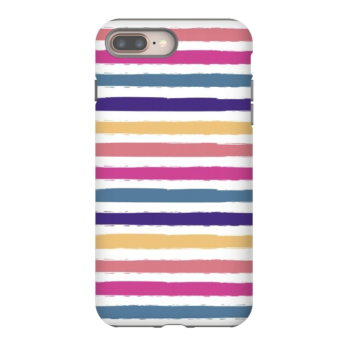 iPhone 8 plus StrongFit Bright stripes by Martina