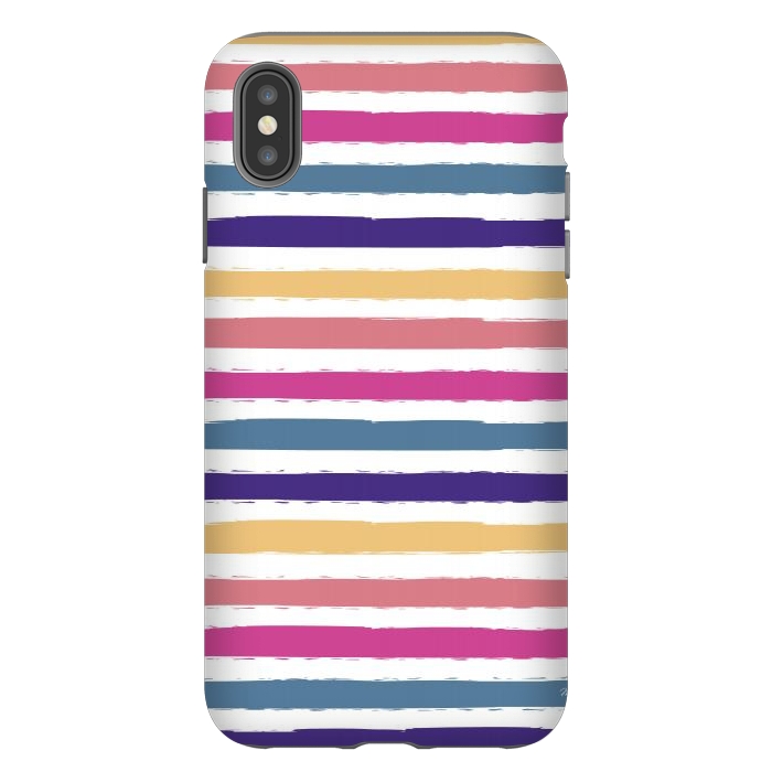 iPhone Xs Max StrongFit Bright stripes by Martina