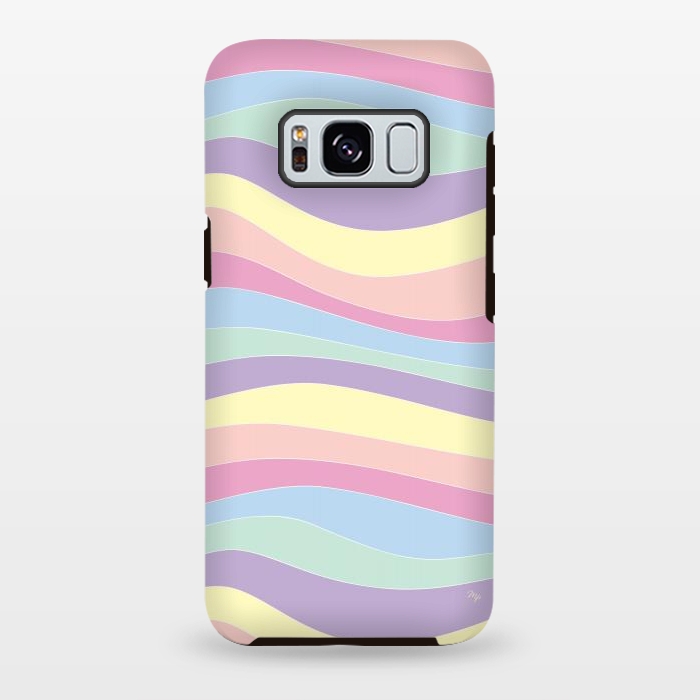 Galaxy S8 plus StrongFit Pastel Waves by Martina