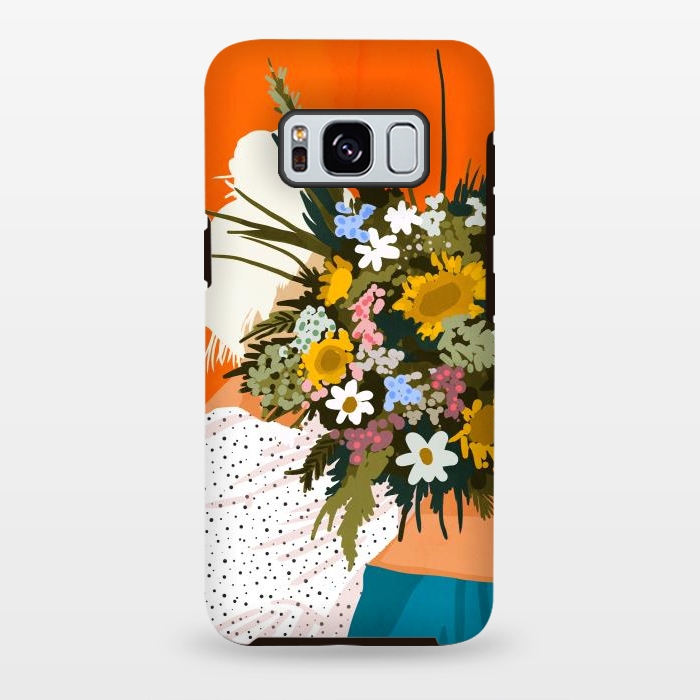 Galaxy S8 plus StrongFit Happiness Is To Hold Flowers In Both Hands by Uma Prabhakar Gokhale