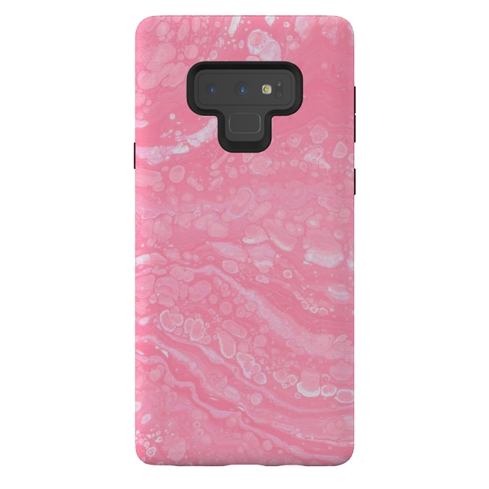 Galaxy Note 9 StrongFit Pink marble  by Winston