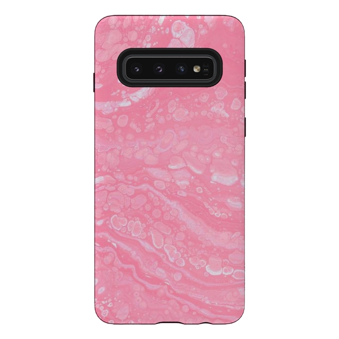 Galaxy S10 StrongFit Pink marble  by Winston
