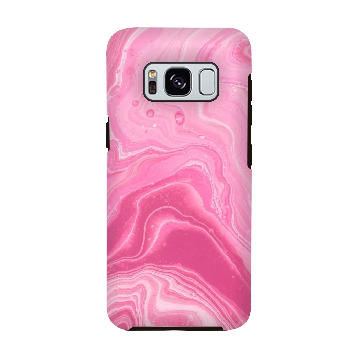 Galaxy S8 StrongFit Pink marble 2 by Winston