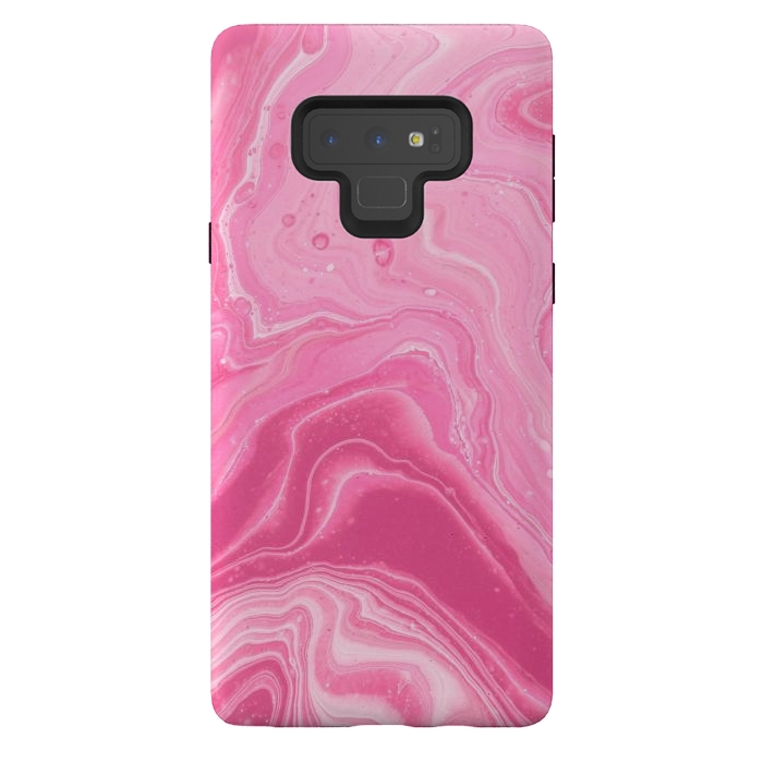 Galaxy Note 9 StrongFit Pink marble 2 by Winston