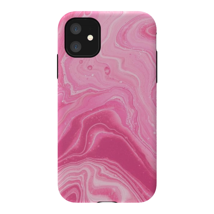 iPhone 11 StrongFit Pink marble 2 by Winston