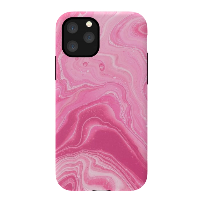 iPhone 11 Pro StrongFit Pink marble 2 by Winston