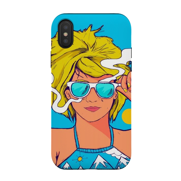 iPhone Xs / X StrongFit The summer girl by Steve Wade (Swade)