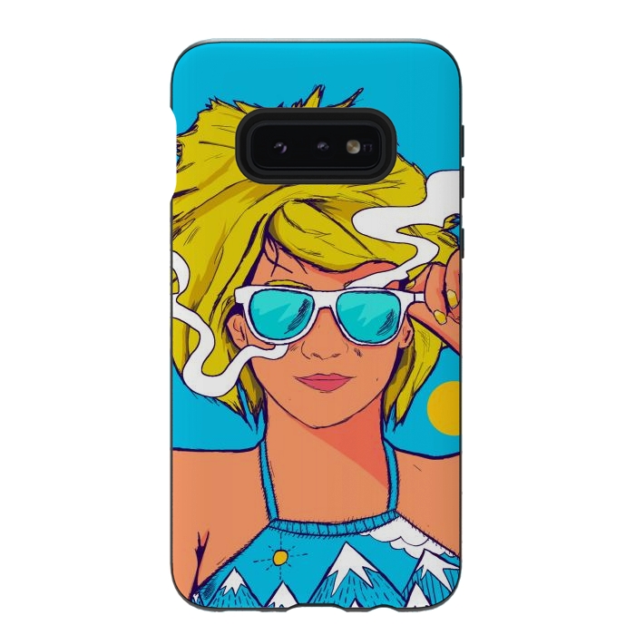 Galaxy S10e StrongFit The summer girl by Steve Wade (Swade)