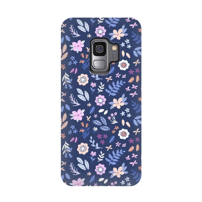 Galaxy S9 StrongFit City Floral by Tishya Oedit