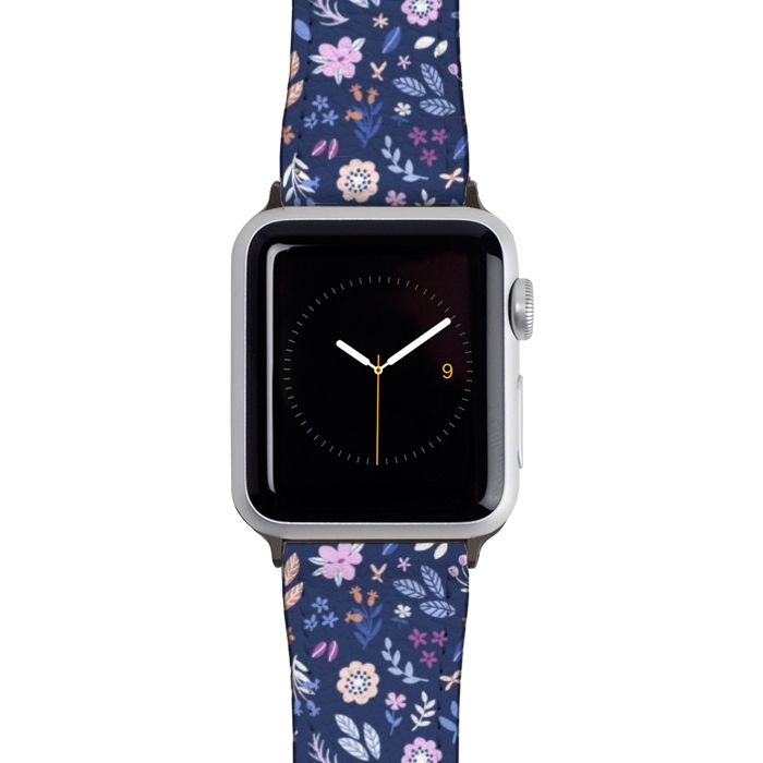 Watch 42mm / 44mm Strap PU leather City Floral by Tishya Oedit