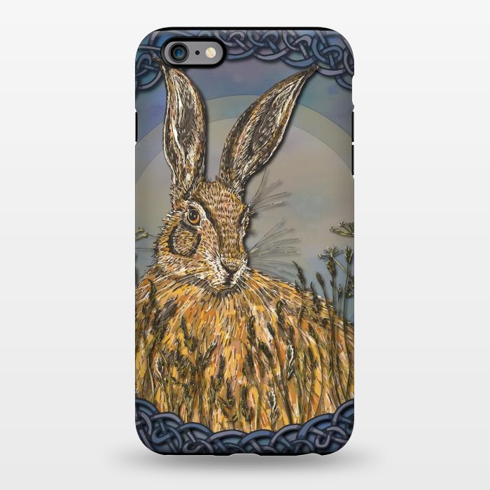 iPhone 6/6s plus StrongFit Celtic Hare by Lotti Brown