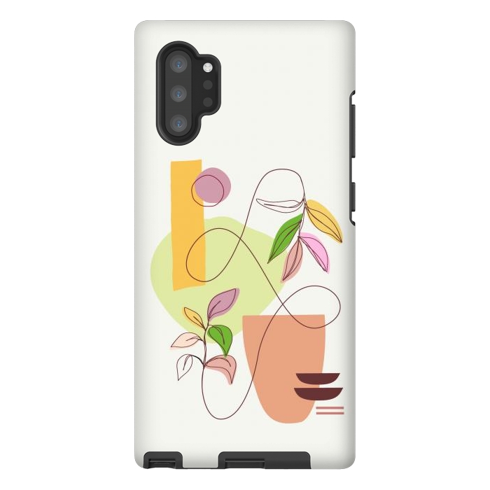 Galaxy Note 10 plus StrongFit Geometric Shapes and Botanic 2 by nineFlorals