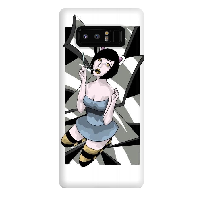 Galaxy Note 8 StrongFit Bunnygirl  by Evaldas Gulbinas 