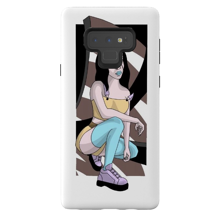 Galaxy Note 9 StrongFit Girl 2  by Evaldas Gulbinas 