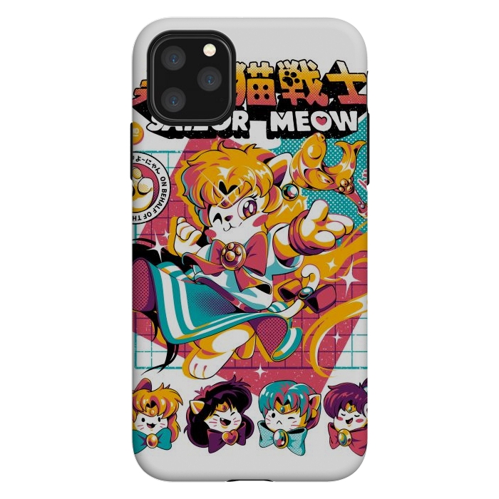 iPhone 11 Pro Max StrongFit Sailor Meow II by Ilustrata