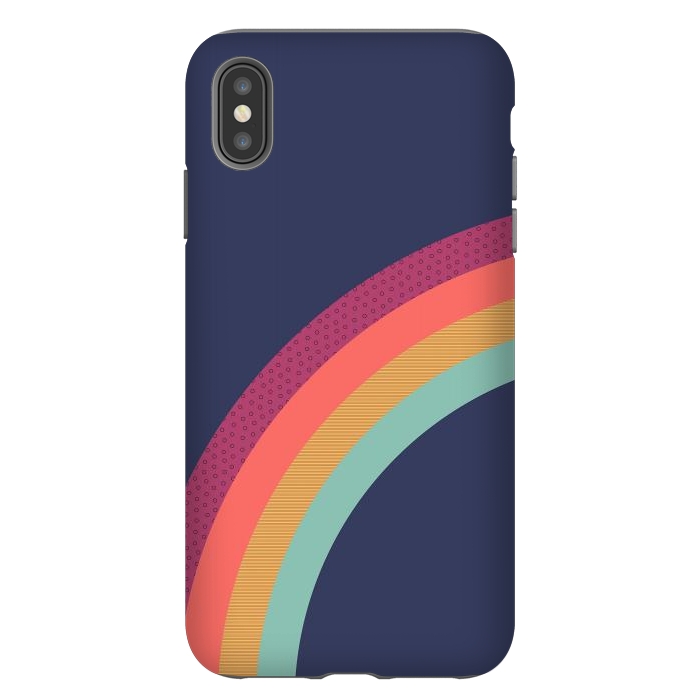 iPhone Xs Max StrongFit Vintage Rainbow by ArtPrInk