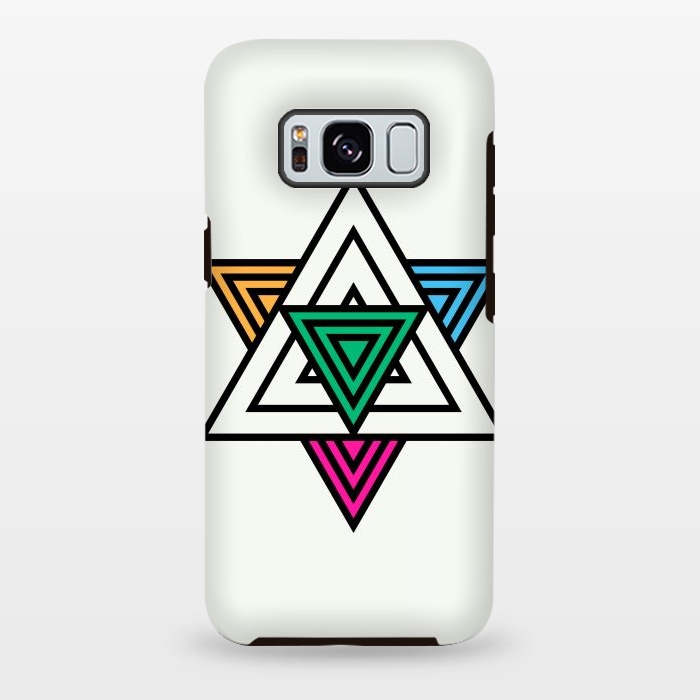 Galaxy S8 plus StrongFit Star Triangles by TMSarts