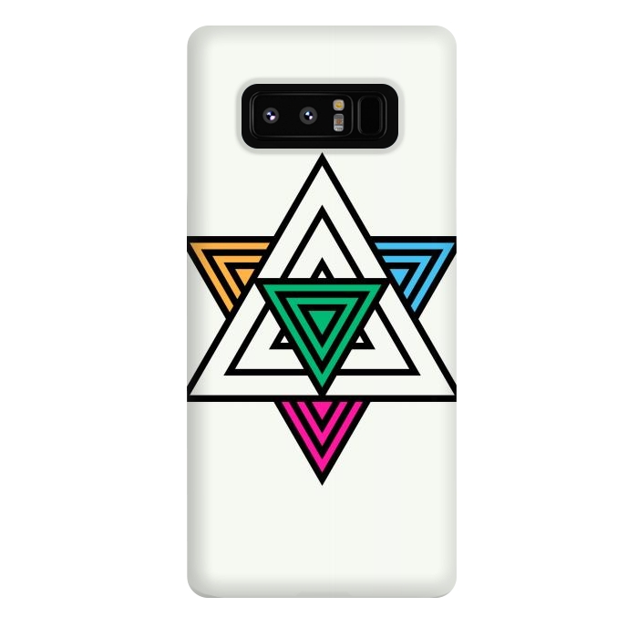 Galaxy Note 8 StrongFit Star Triangles by TMSarts