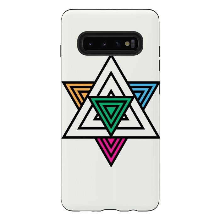 Galaxy S10 plus StrongFit Star Triangles by TMSarts