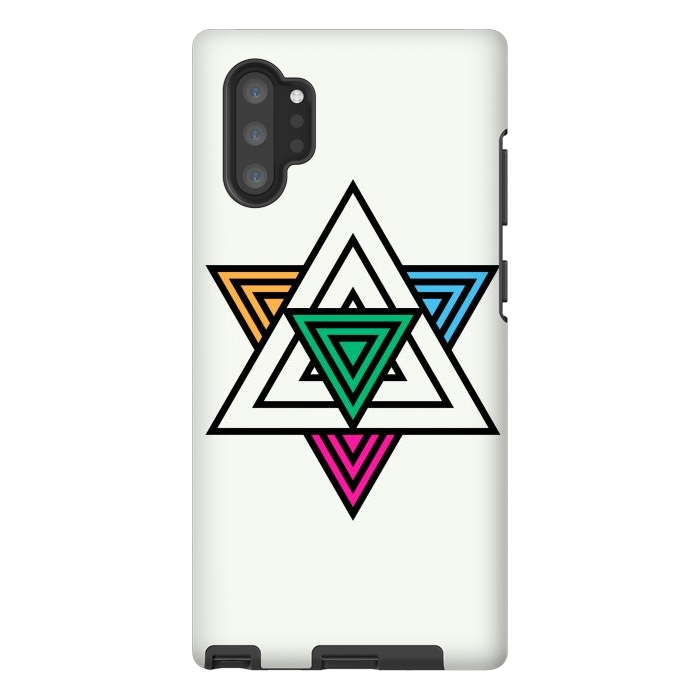 Galaxy Note 10 plus StrongFit Star Triangles by TMSarts