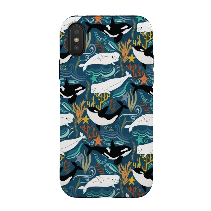 iPhone Xs / X StrongFit Canadian Whale Watching by Tangerine-Tane