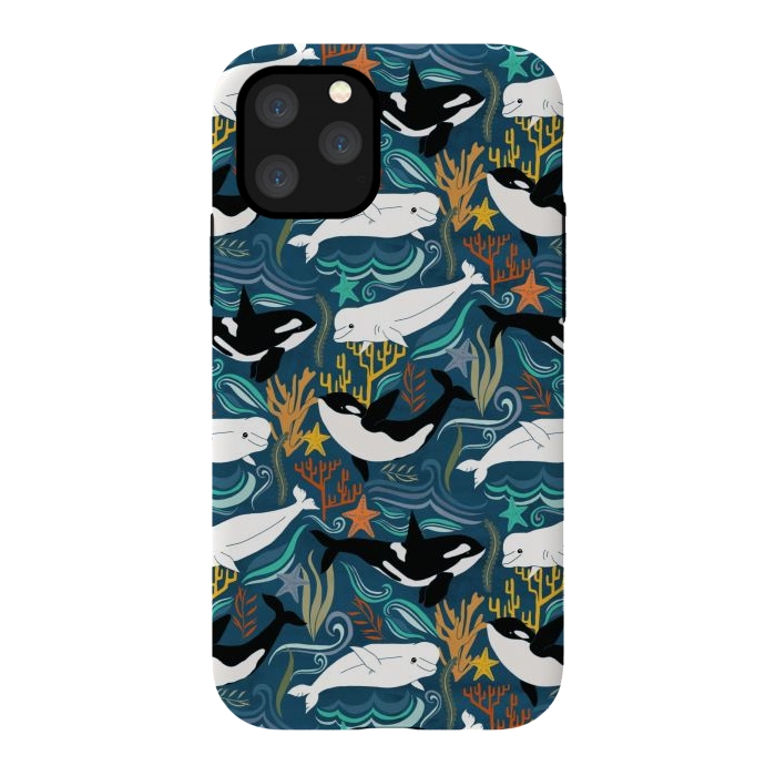 iPhone 11 Pro StrongFit Canadian Whale Watching by Tangerine-Tane