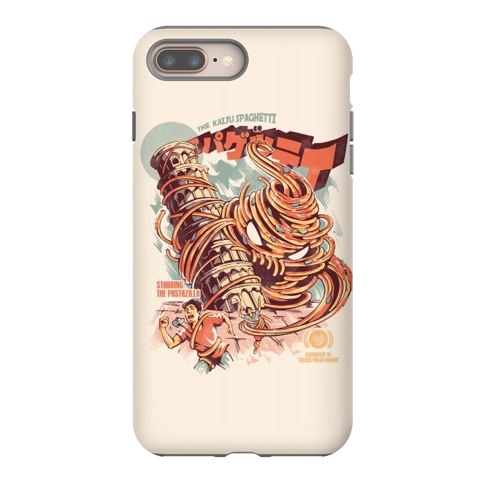 iPhone 7 plus StrongFit The Kaiju Spaghetti by Ilustrata