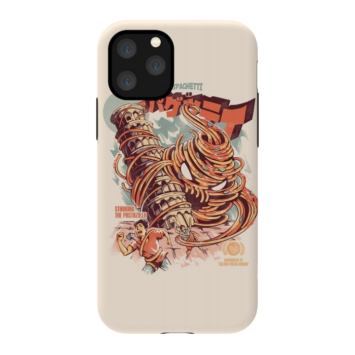 iPhone 11 Pro StrongFit The Kaiju Spaghetti by Ilustrata