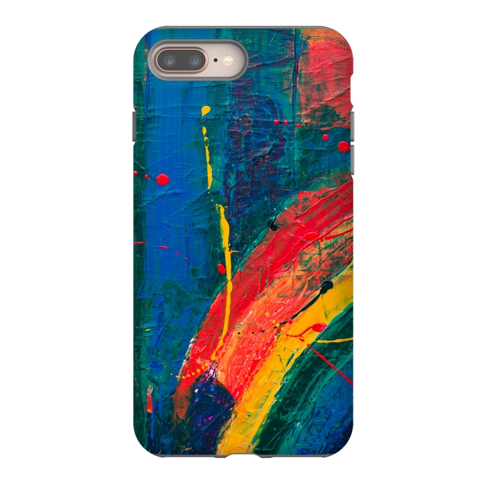 iPhone 7 plus StrongFit PAINTED SHADES RAINBOW! by MALLIKA